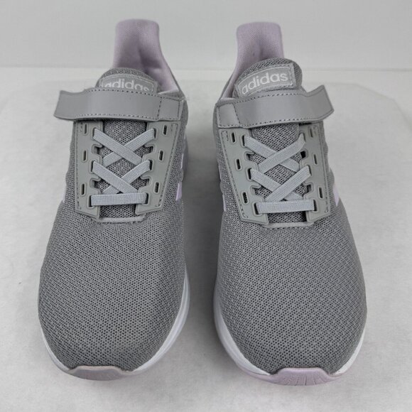 Adidas Cloudfoam Womens Gray Pink White Adiwear Sneaker Hook Loop Closure Size 2 - Picture 2 of 12